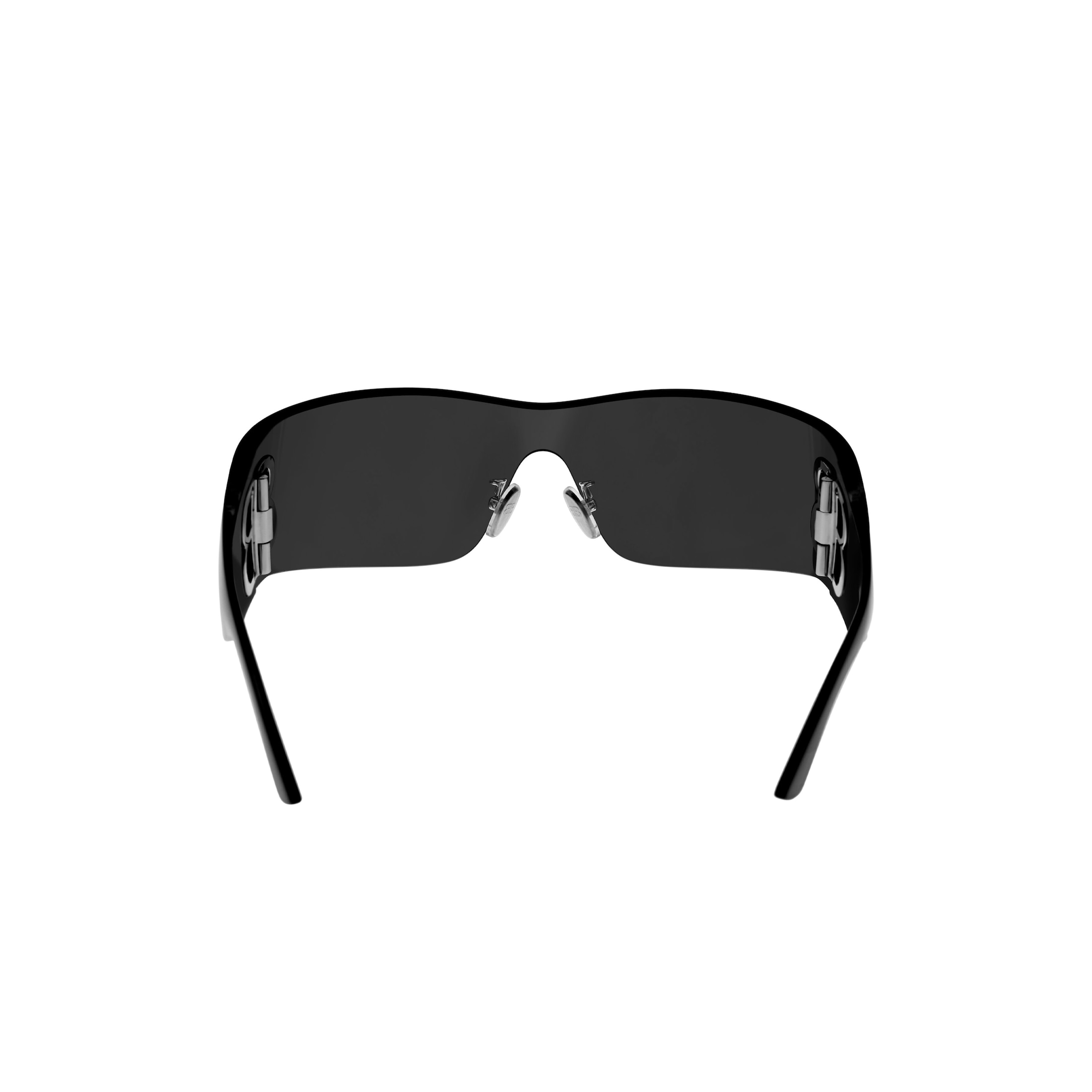 Women’s Bossy Mask Sunglasses in Black - Image 6